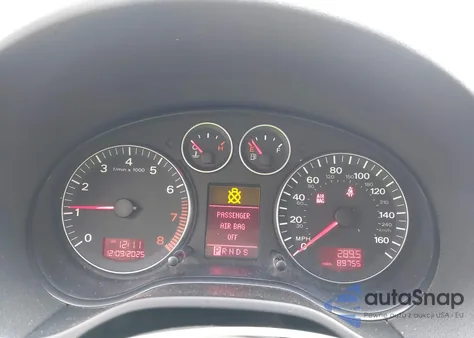 2007 Audi A3 2.0T z USA, uszkodzony, nr VIN WAUNF78P67A107456